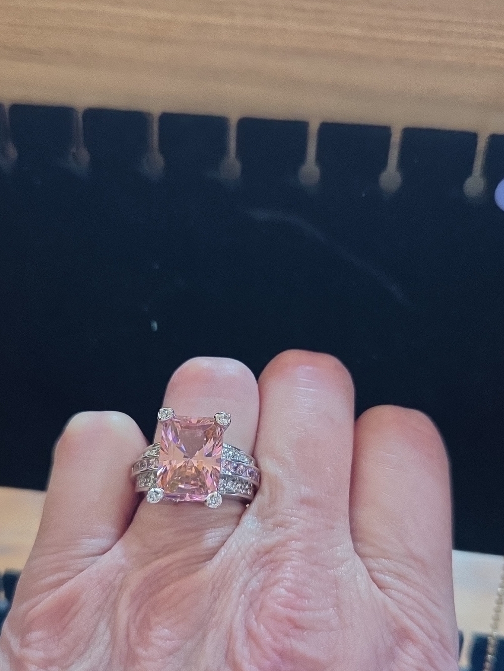Park Lane Pink Ice Ring Size 7